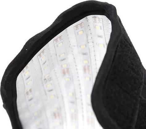 Image du produit Falcon Eyes Panneau LED bicolore flexible RX-8TD avec batterie et boîte à lumière incluses