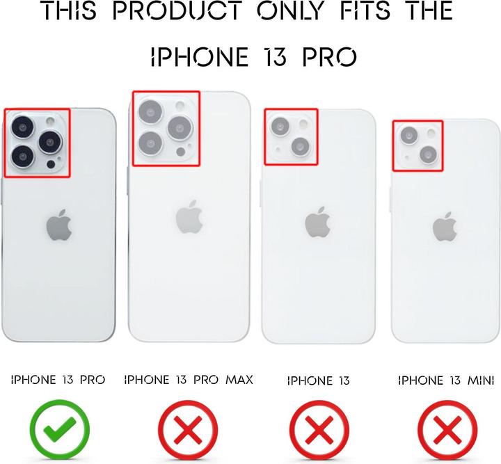 Immagine prodotto Nalia Custodia per cellulare in silicone con aspetto in pelle (Apple iPhone 13 Pro)