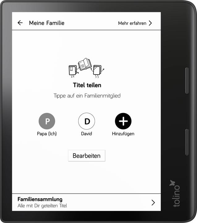 Productafbeelding tolino epos 3 (8", 32 GB, Zwart)