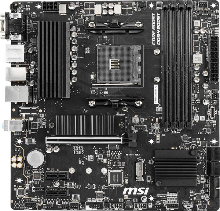 Actual product image MSI Pro-VDH (AM4, AMD B550, mATX)