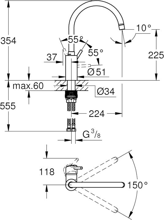 Immagine prodotto Grohe 32661DC3 rubinetto del bagno