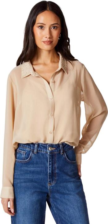 Actual product image Principles Womens/Ladies Embellished Collared Shirt (42 D)
