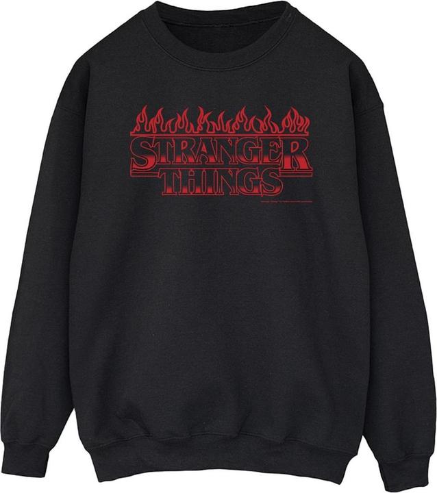 Actual product image Netflix Mens Stranger Things Flames Sweatshirt (XL)