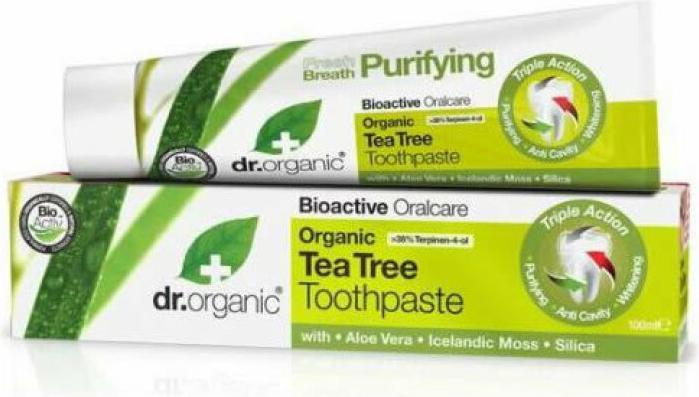 Immagine prodotto Dr. Organic Dr Organic Tea Tree Dentifricio 100ml (100 ml)