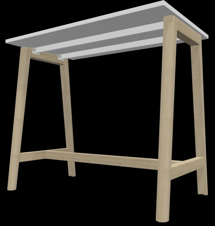 Immagine prodotto Narbutas Nova Wood tavolo alto (120 x 70 x 105 cm)