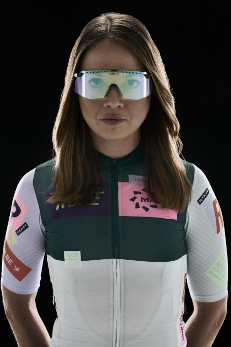 Produktbild Uvex Sports pace stage V (Black Matt (Green), variomatic mirror green)