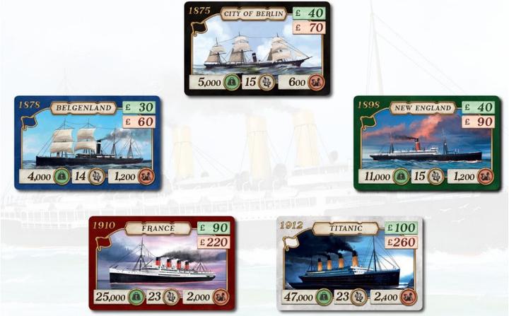 Produktbild PDV09719 - TransAtlantic, Brettspiel, für 2-4 Spieler, ab 12 Jahren (Deutsch, Englisch)