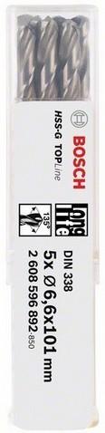 Produktbild Bosch Professional Zubehör PRO Stainless Steel HSS-Co Spiralbohrer-Set, 6-tlg. (Ø2-8mm)