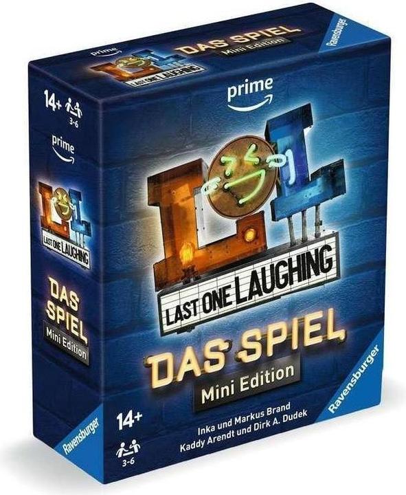 Produktbild Ravensburger 24592 - Last One Laughing Das Spiel: Mini Edition - Das Partyspiel zur beliebten (Deutsch)