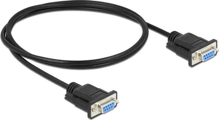 Immagine prodotto Delock Cavo seriale RS-232 D-Sub 9 femmina a femmina null modem con alloggiamento del connettore sottile (1 m)