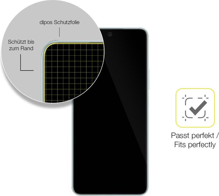 Actual product image Dipos 3D Full Cover Screen Protector (1 Piece, Honor X60)