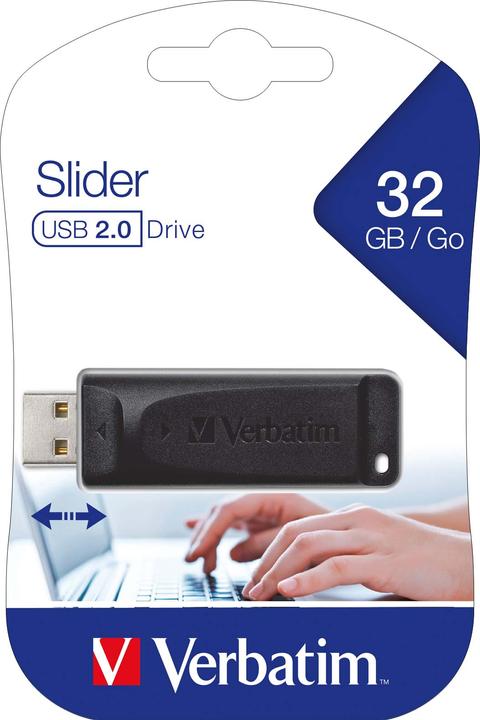 Produktbild Verbatim Slider (32 GB, USB-A, USB 2.0)