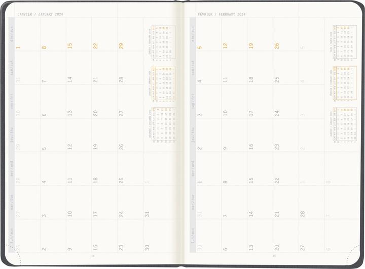 Actual product image Rhodia Webplanner 2024 (A5, Hardcover)