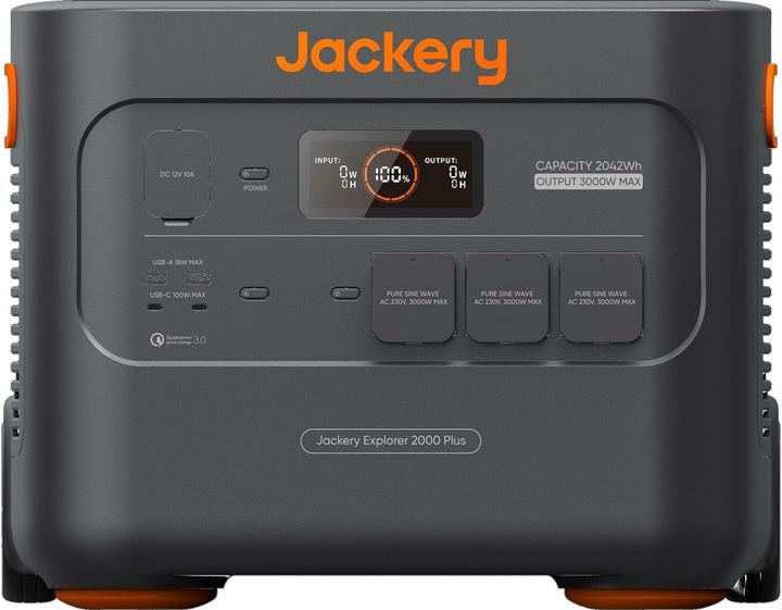 Jackery Explorer 2000 Plus (2042.80 Wh, 27.90 kg)