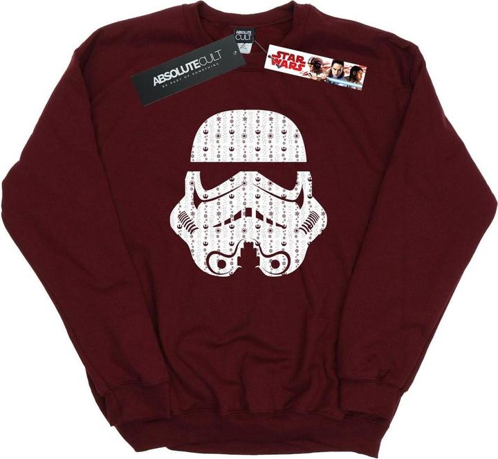 Immagine prodotto Star Wars Christmas Stormtrooper Helmet Felpa Uomo (L)