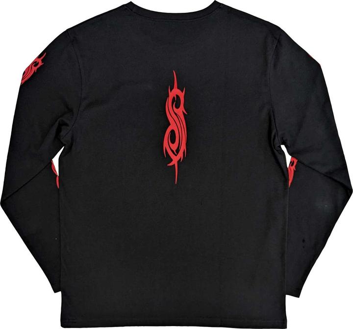 Immagine prodotto Slipknot Skeleton Flag Maglietta Stampa sul Retro e sulle Maniche Manica Lunga Adulto Unisex (XL)