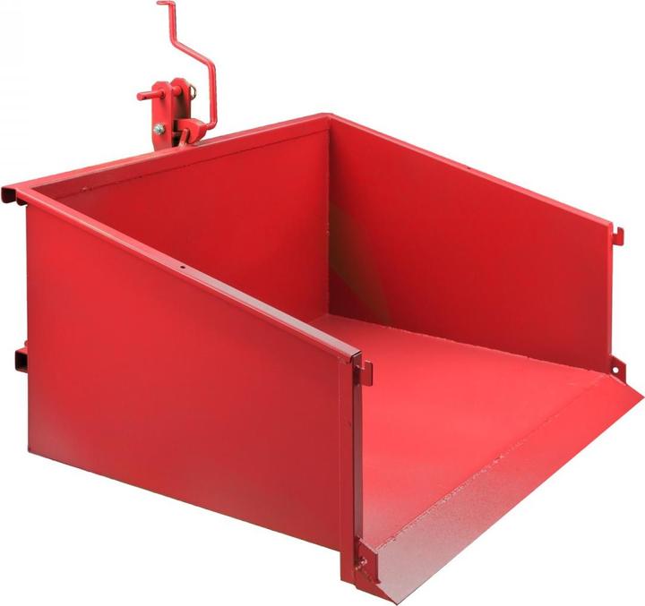 Produktbild Dema Traktor Heckcontainer Heckmulde Transportcontainer Mulde Container 120 cm rot (410 l)