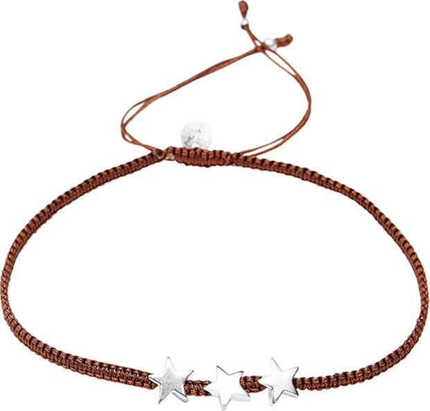 Immagine prodotto Leyda Bracciale Étoile (21 cm, Argento 925, Cotone)