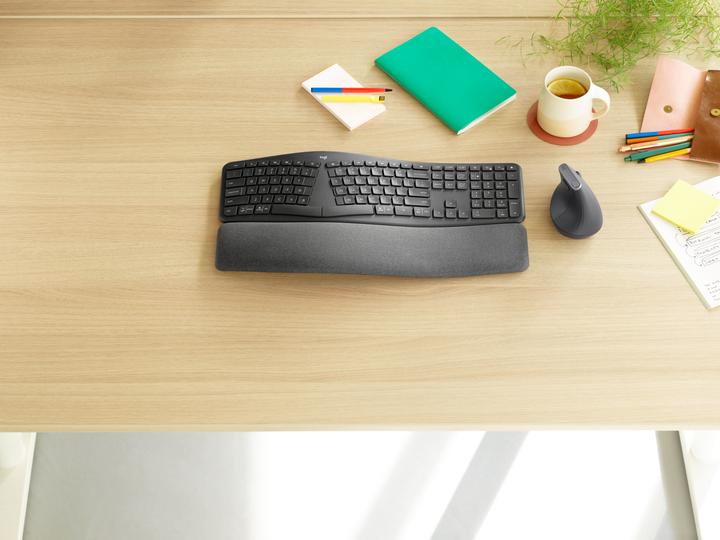 Actual product image Logitech Ergo K860 Split (Eng. Int., Wireless)