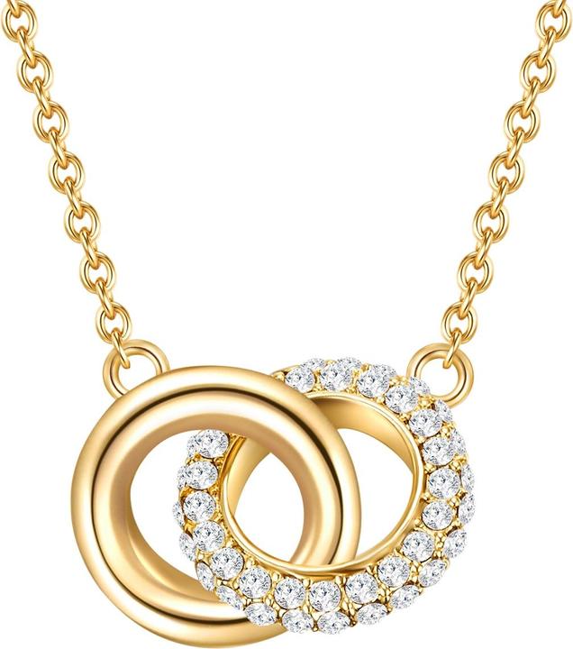 Actual product image Lulu & Jane Necklace with crystals by Swarovski® - 29317 (Metal alloy, 42 - 47 cm)