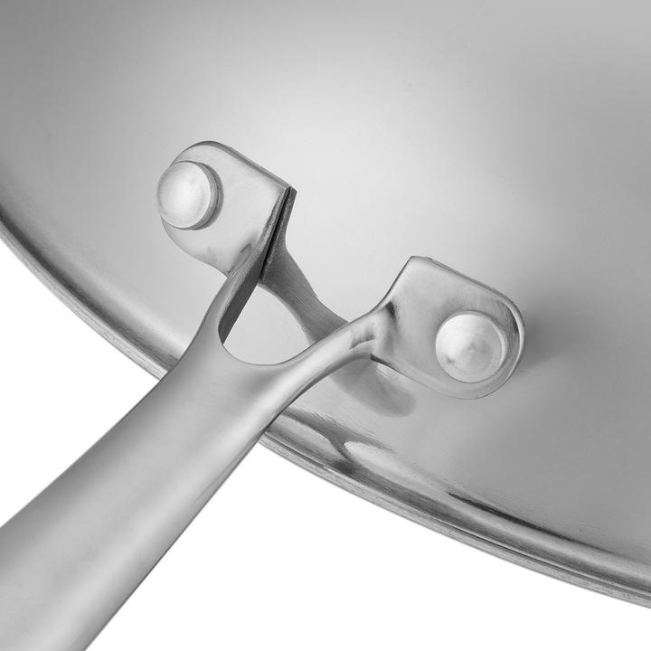 Produktbild Resto WOK D28 H7.5CM/95349 (28 cm, Wok Pfanne, Edelstahl, Aluminium)