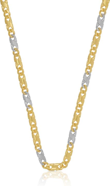 Actual product image Muau Chain of 8 (750, White gold, 18K yellow gold, 42 cm)