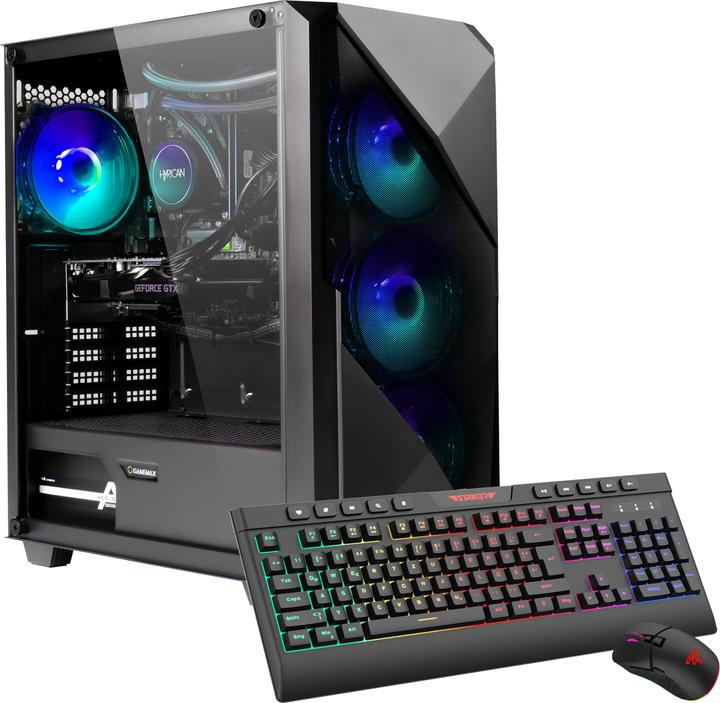Produktbild Hyrican Gamemax Striker 7448 Ryzen 7 7800X3D 32GB/1TB SSD RTX 5070Ti Win11 (AMD Ryzen 7 7800X3D, 32 GB, 1000 GB, GeForce RTX 5070 Ti)