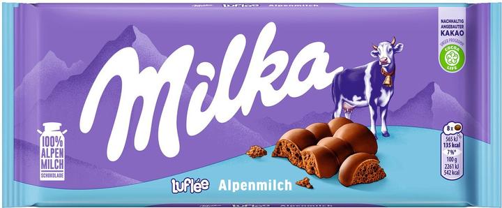 Actual product image Milka Luflee Chocolate Bar Luflee Supermix (100 g)