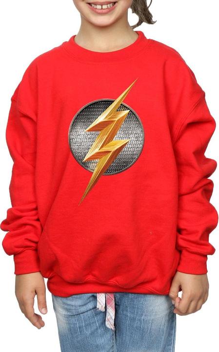 Immagine prodotto Justice League Movie Flash Emblem Felpa Ragazze (152, 158)