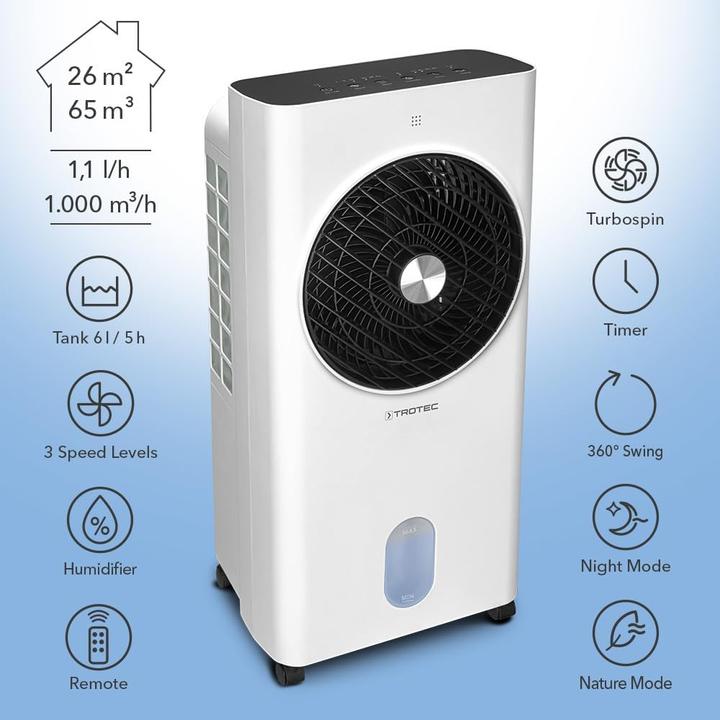 Image du produit Trotec Appareil mobile PAE 31 (26 m²)