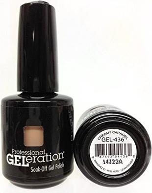 Produktbild Jessica Cosmetics GELeration Creamy Caramel Gel Nagellack (Creamy caramel, Gel-Effekt Nagellack)