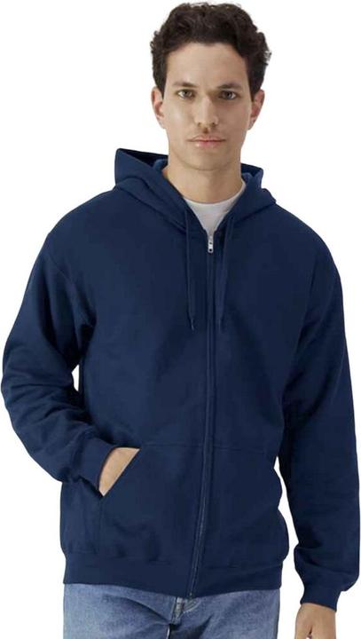 Actual product image Gildan Mens Midweight Soft Touch Full Zip Hoodie (XXL)