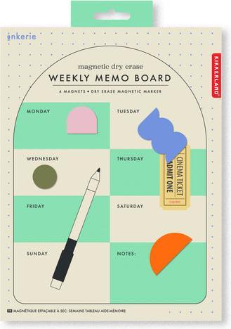 Actual product image Kikkerland Magnetic Memo Board Green (Magnet board, 24.5 x 18.5 cm)