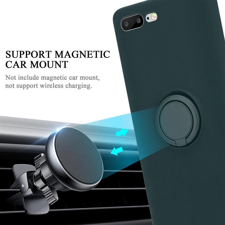 Productafbeelding Cadorabo TPU Vloeibare Ring Silicone Hoesje (Apple iPhone 7 Plus, Apple iPhone 7s Plus)