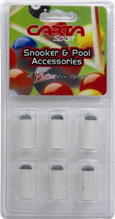 Cartasport Pointe de queues de billard 6Erpack