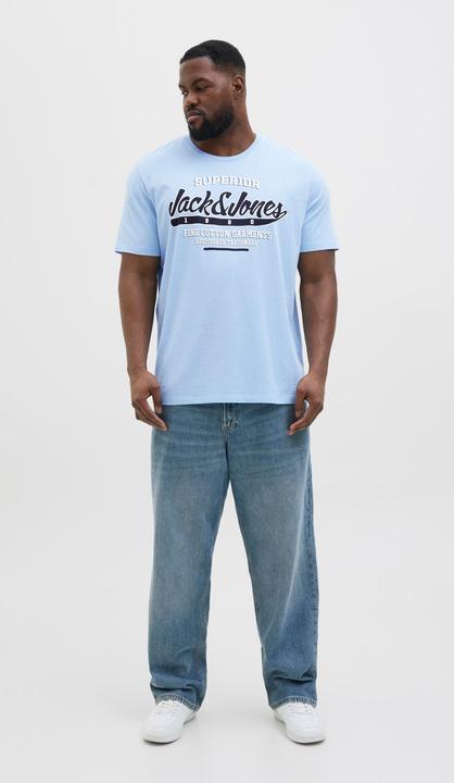 Produktbild Jack & Jones Jjelogo Tee Ss O-Neck 2 Col Aw24 S Pls (5XL)