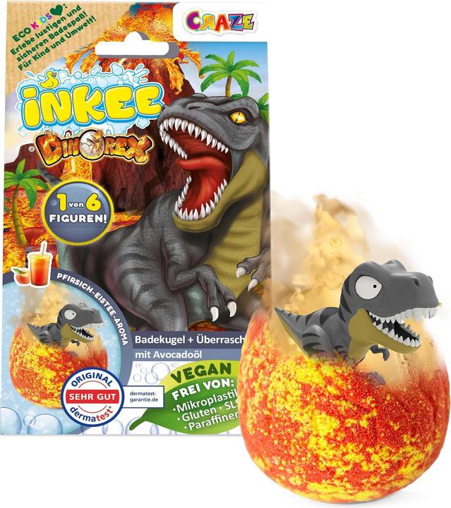 Image du produit Craze Inkee Surprise Dino (Bombe de bain)