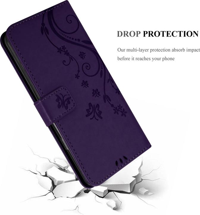 Actual product image Cadorabo Flower Book cover (Huawei P Smart (2021))