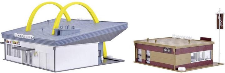 Produktbild Vollmer H0 McDonald's Schnellrestaurant mit McCafé