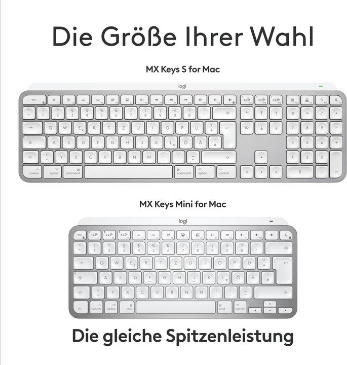 Produktbild Logitech MX Keys S for Mac (DE, Kabellos)
