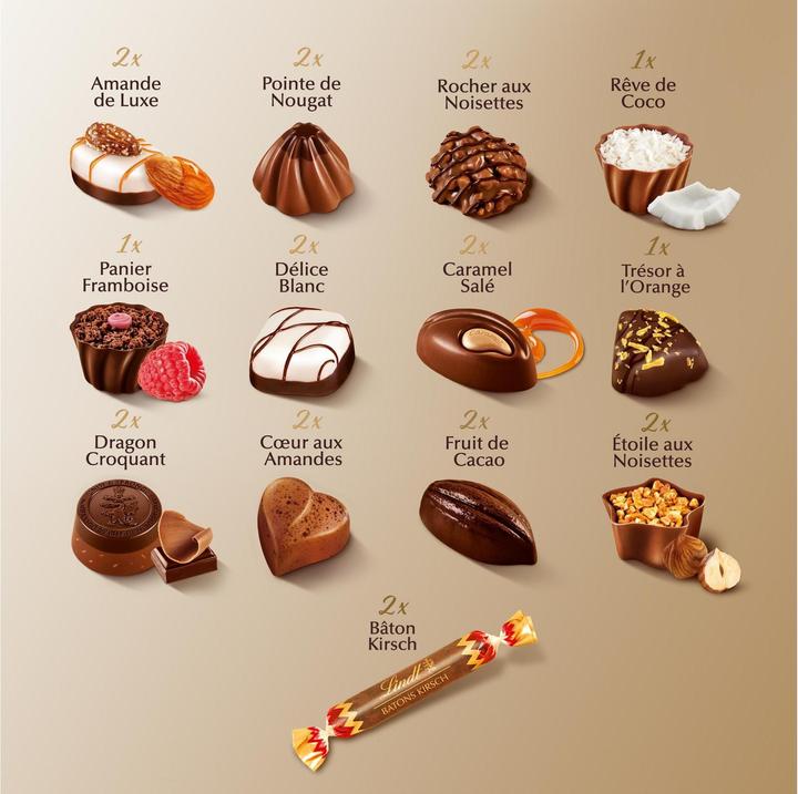 Produktbild Lindt Connaisseurs Pralinés Assortiert (230 g)