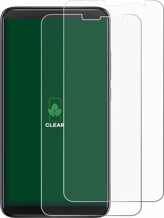 Actual product image ScreenLeaf Protective film sustainable screen protector screen protector film clear transparent (2 Piece, TCL 403)