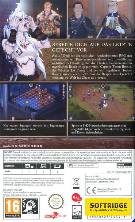 Immagine prodotto Ravenscourt Ash of Gods: Redemption (Switch Lite, Switch OLED, Switch, EN)