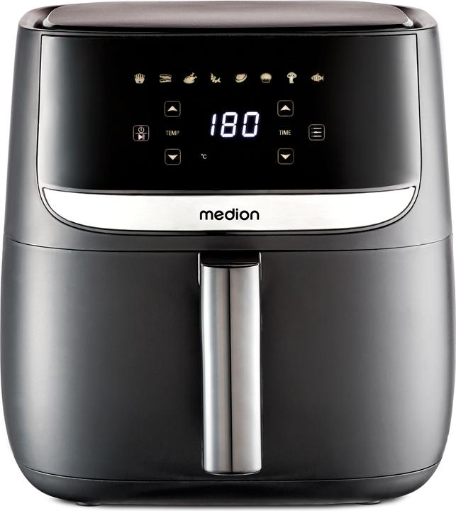 Image du produit Medion Heissluft-Fritteuse MD 10532, 1 kg, Schwarz