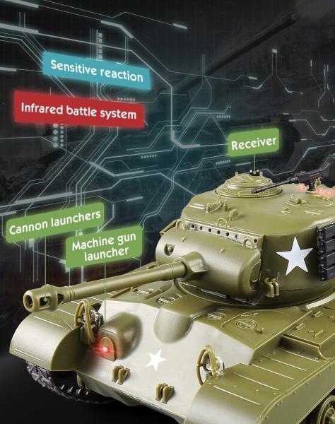 Immagine prodotto Es-toys Heng Long RC Tank Battle Set di 2 1:30