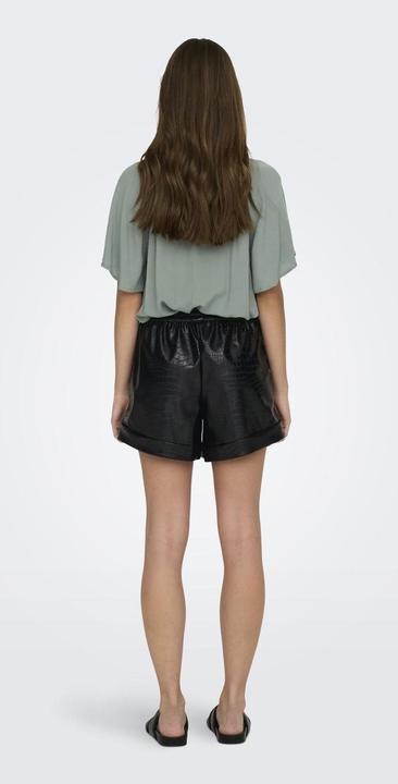 Actual product image Only Faux leather shorts (S)