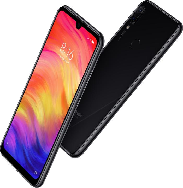 Actual product image Xiaomi Redmi Note 7 (64 GB, Black, 6.30", Hybrid Dual SIM, 48 Mpx, 4G)