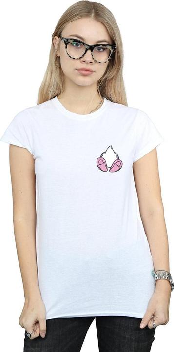 Actual product image Disney Womens/Ladies Daisy Duck Backside Breast Print Cotton T-Shirt (S)