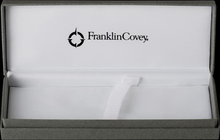 Actual product image Cross Franklin Covey rollerball grey lacquer with chrome fittings in gift box (Grey lacquer, 1 x)