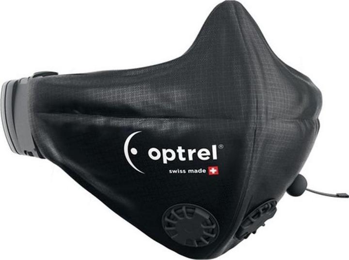 Produktbild Optrel Mund-Nasenmaske schwarz POM,Polyester,PU Ventil 2 St. (Keine offizielle Schutzklasse, 1 x)